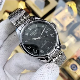 thumbnail for 天梭力洛克T41全新原装北京机，特价！新款，商务男士钢带腕表！原装表扣，原装背透