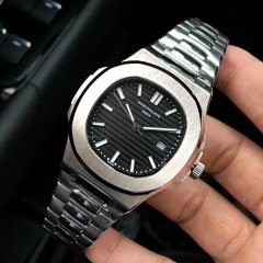 PP Patek Philippe Men's Watch Fully Automatic Mechanical Watch Men's Seagull Movement Super Nautilus 5711 Fully Automatic Mechanical Watch Baida Feili Lili Men's Watch Drunken Fire PP Nautilus Earth Scale High Energy Imported Mechanical Men's Watch! A timeless trend! Subverting the traditional octagonal design of watches!