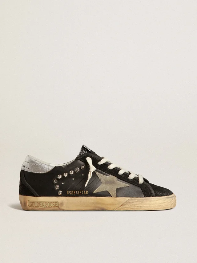 Golden Goose Sneakers Super-Star studded star product detail image 1