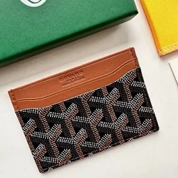 thumbnail for [DX57] card holder fashionable new convenient card album business card bag unisex horizontal French style (yellow canvas random hair)