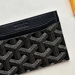 thumbnail for 【DX57】Fashionable and Convenient Card Holder, Business Card Case, Unisex Horizontal French Style (Yellow Canvas, Randomly Shipped)