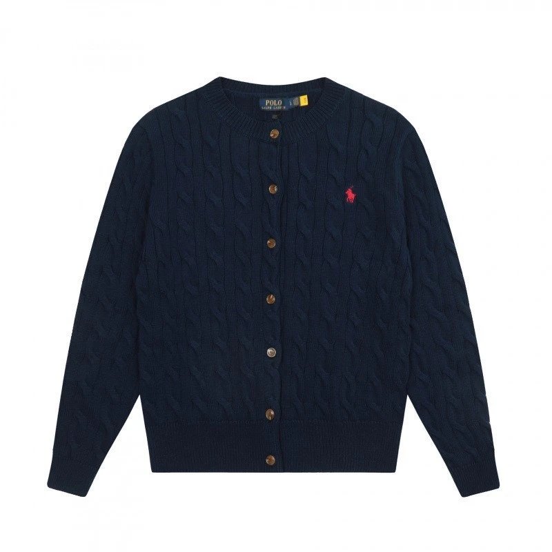 Ralph Lauren Navy Cable Knit Cardigan