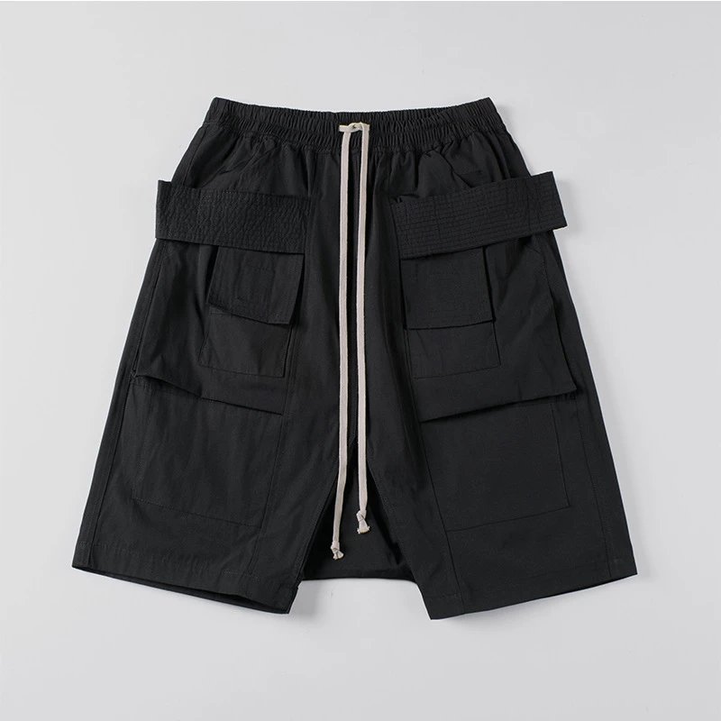 RO Classic Black Double-Ring Basic Shorts