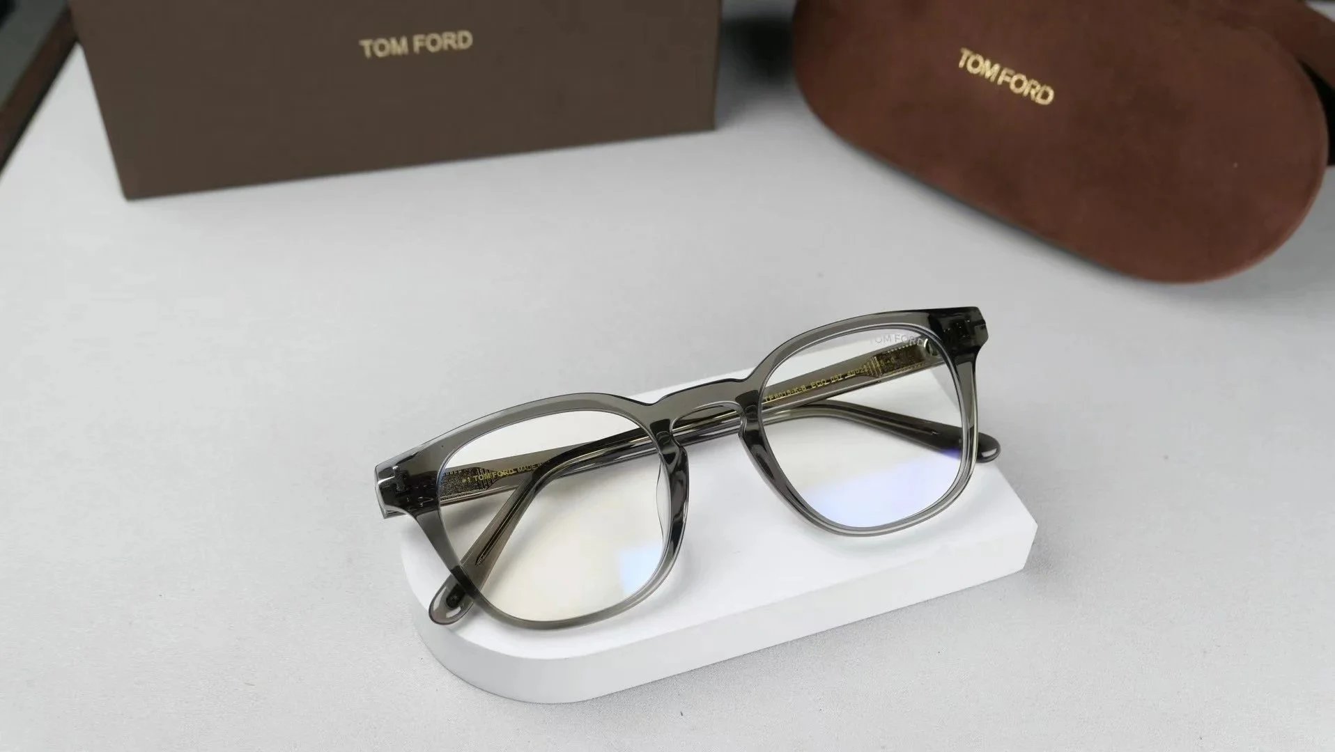 Original Tom New TF6015 Acetate Vintage Optical Glasses Unisex Frame for Myopia, Original Size 49□22-145
