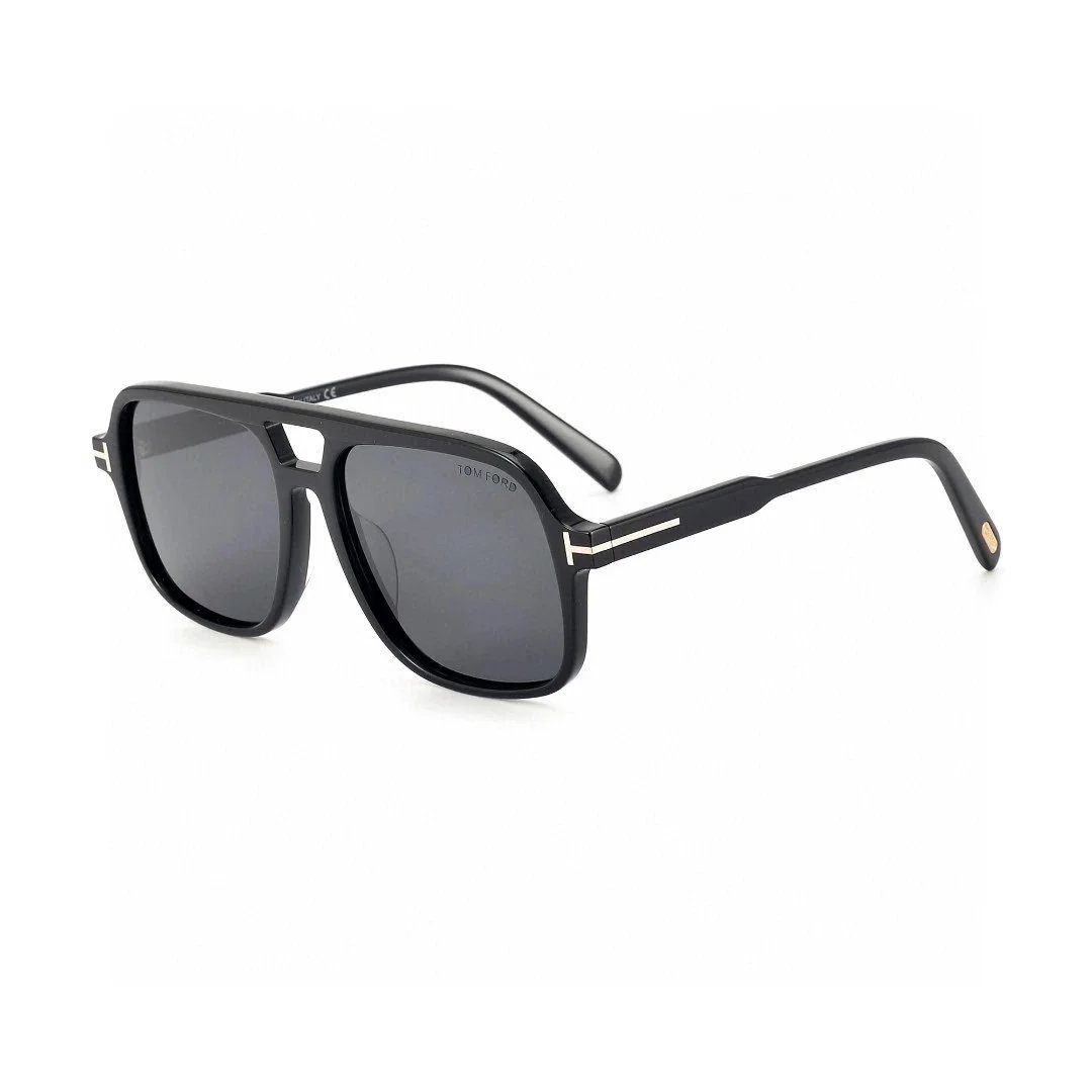 Authentic TOM TF884 Acetate Double-Bridge Polarized Sunglasses for Men and Women, Unisex, Original Factory Size: 60□18-140