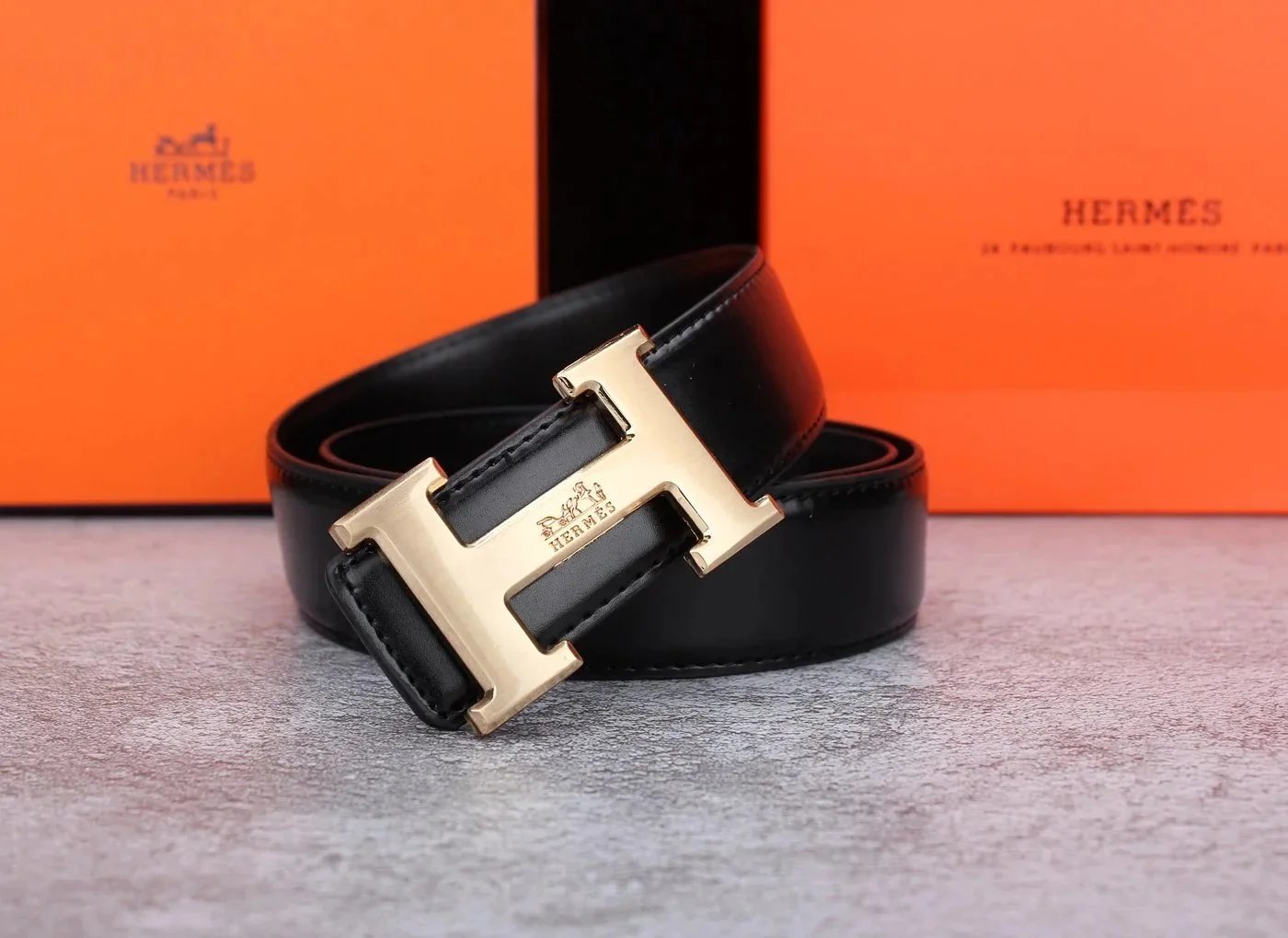 H Black Gold Buckle