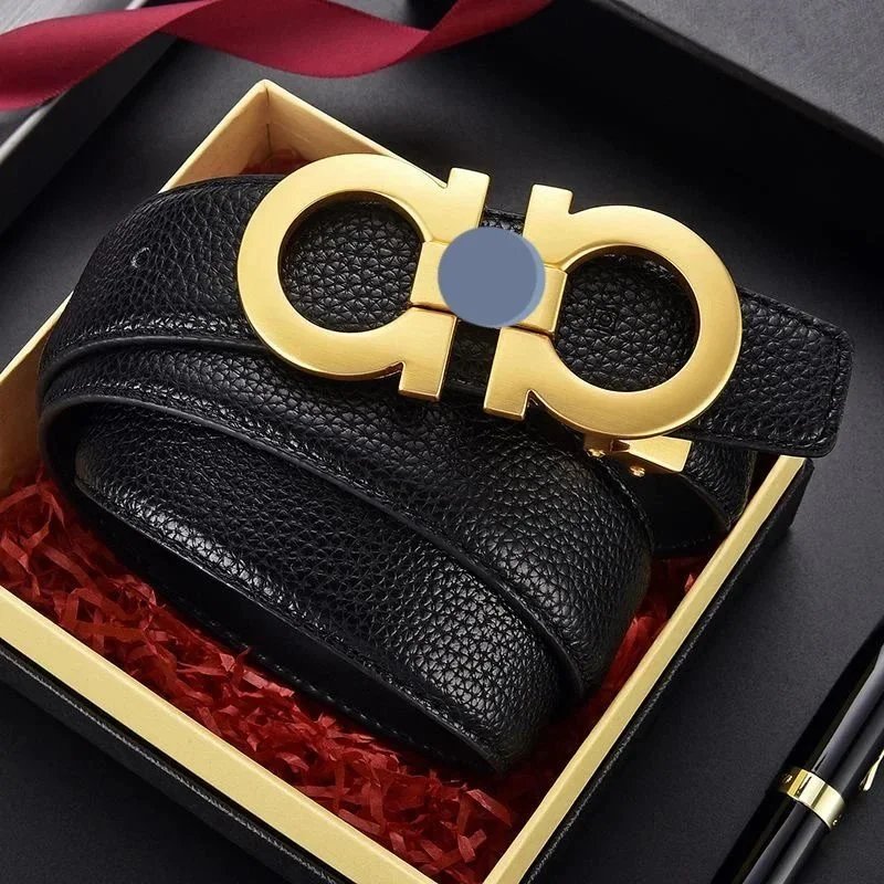 Gold Buckle with Pebbled Texture