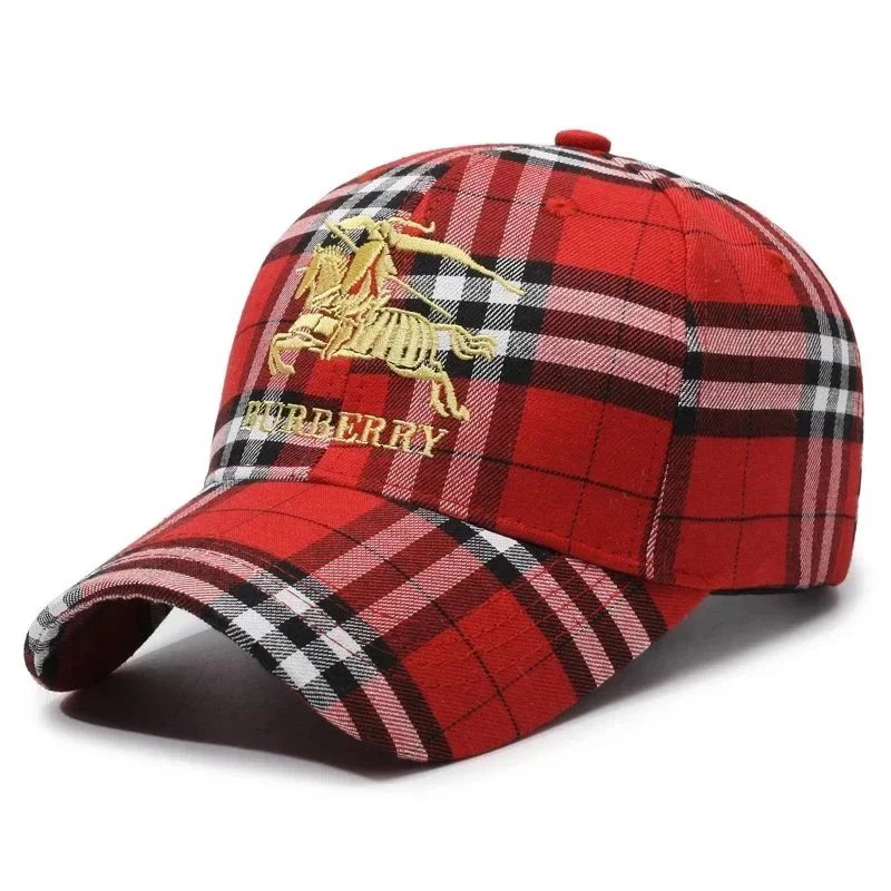 Red checkered warhorse gold emblem