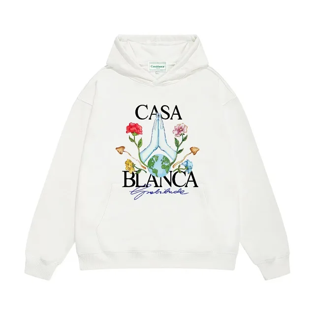 Casablanca Hoodies & Sweatshirts Blanca window graphic pullover hoodie product detail image 11