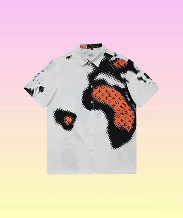 Louis Vuitton Shirts Short-sleeve printed button-up shirt product detail image 9