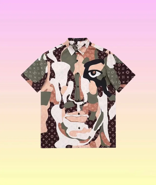 Louis Vuitton Shirts Short-sleeve printed button-up shirt product detail image 11