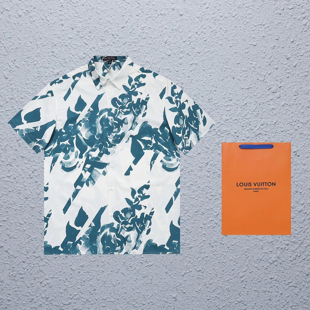 Louis Vuitton Shirts Short-sleeve printed button-up shirt — 9
