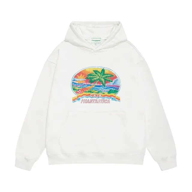 Casablanca Hoodies & Sweatshirts Blanca window graphic pullover hoodie product detail image 12