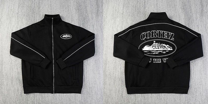 Corteiz Track Jacket Black - 20