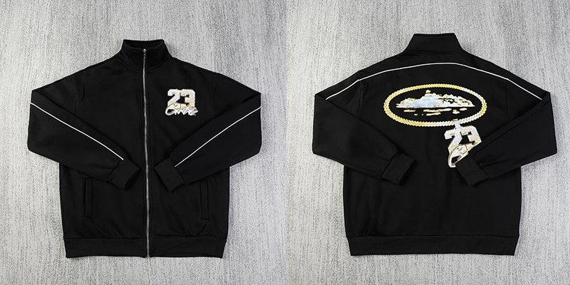 Corteiz Track Jacket Black - 24