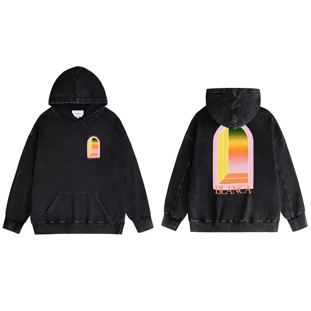 Casablanca Hoodies & Sweatshirts Graphic Print Pullover Hoodie product detail image 11