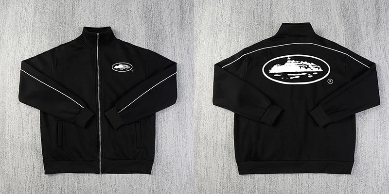 Corteiz Track Jacket Black - 16
