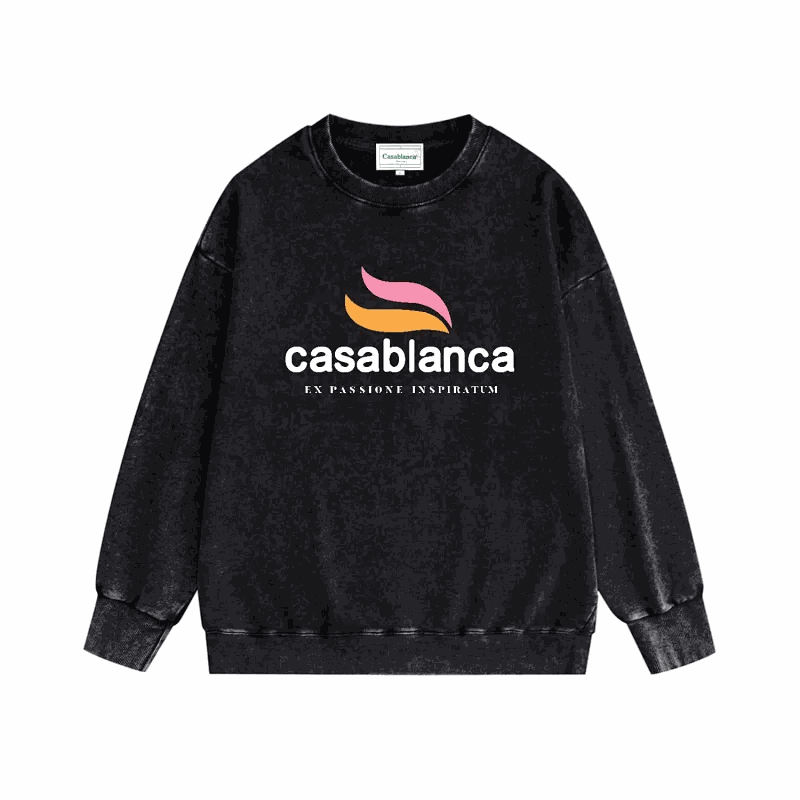 Casablanca Black Long Sleeve Sweatshirt