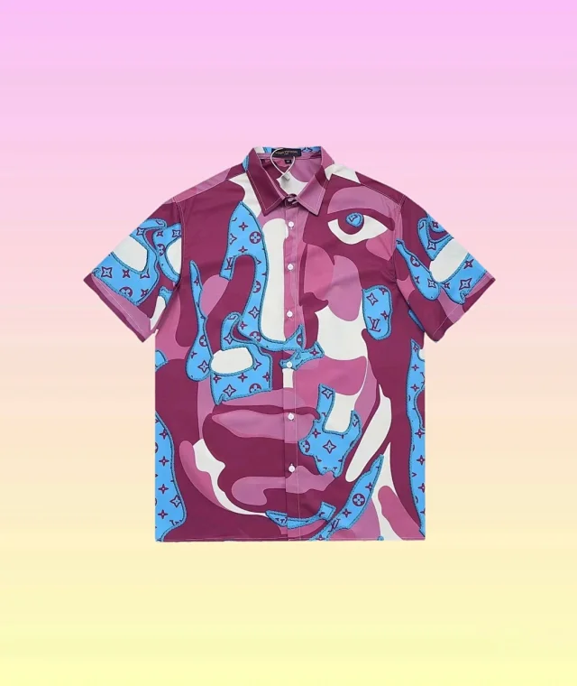 Louis Vuitton Shirts Short-sleeve printed button-up shirt product detail image 10