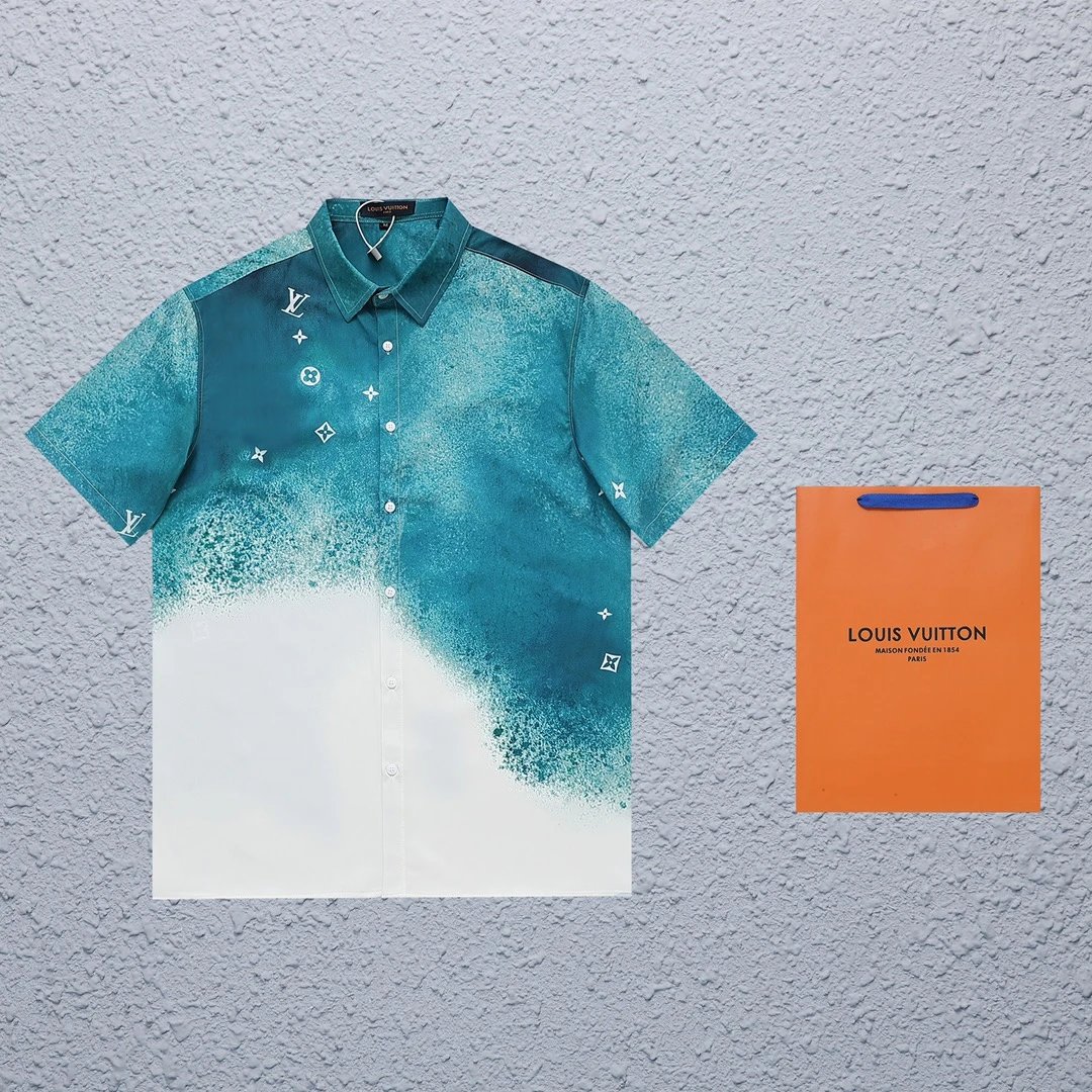 Louis Vuitton Shirts Short-sleeve printed button-up shirt — 7