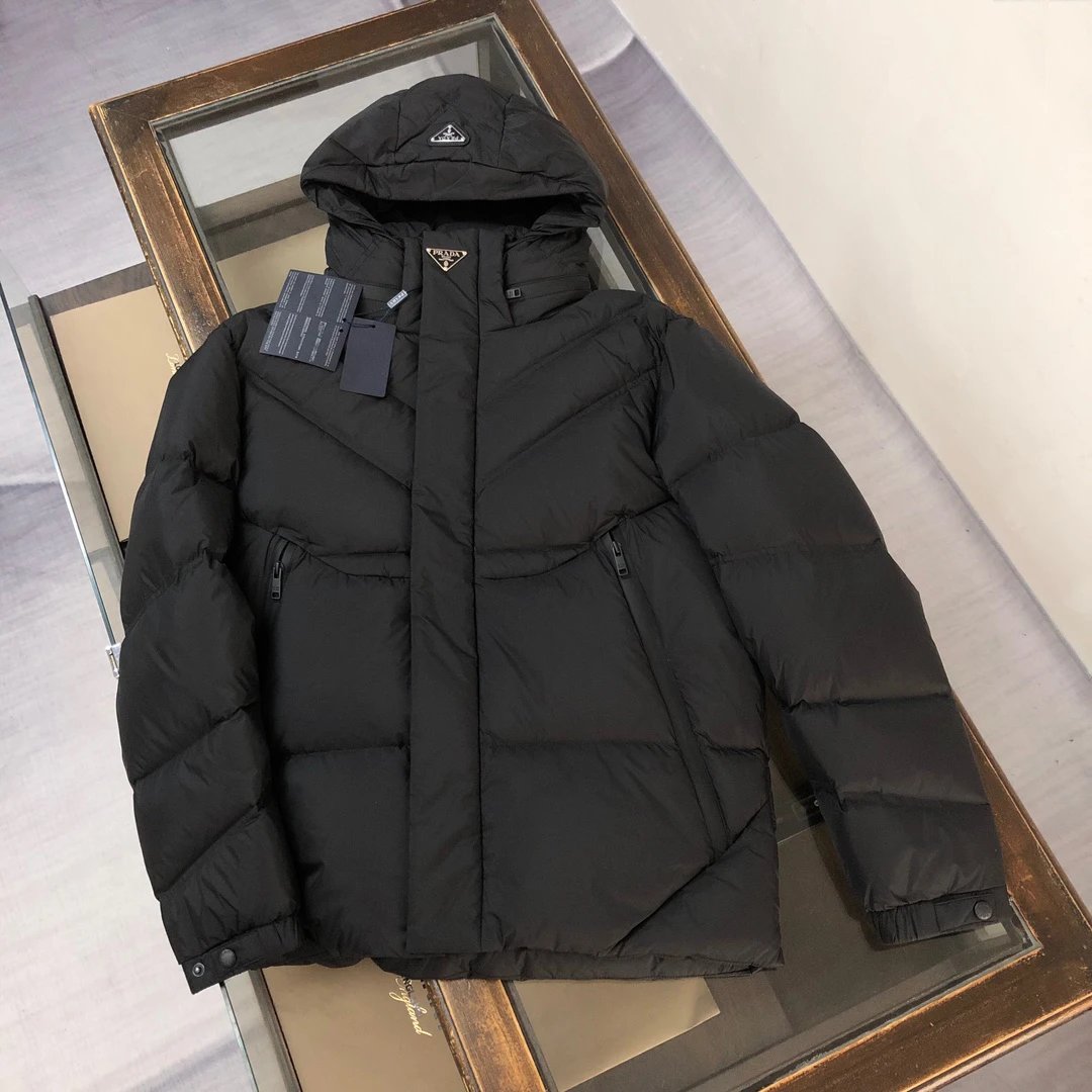 Prada Down Jackets Hooded Puffer — 18