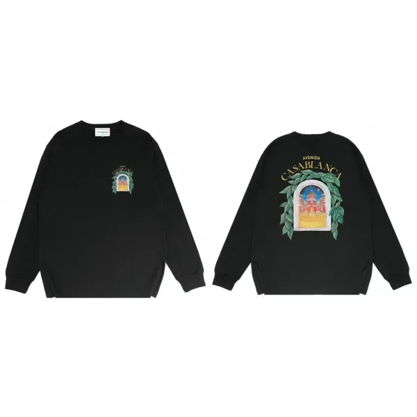 Candide x Mountain Motif Gray Oversized Long-Sleeve Sweatshirt - 16