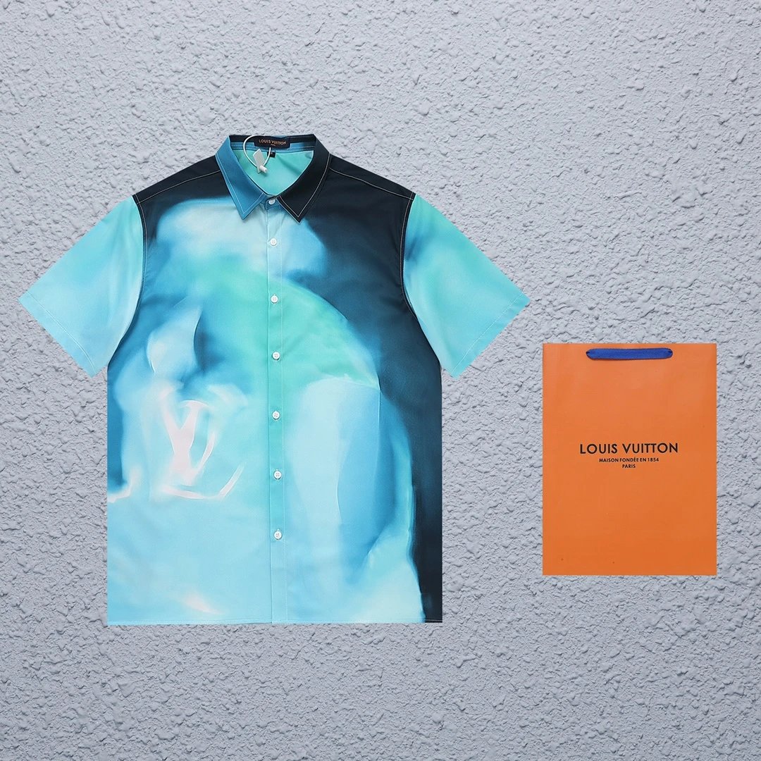 Louis Vuitton Shirts Short-sleeve printed button-up shirt image 8
