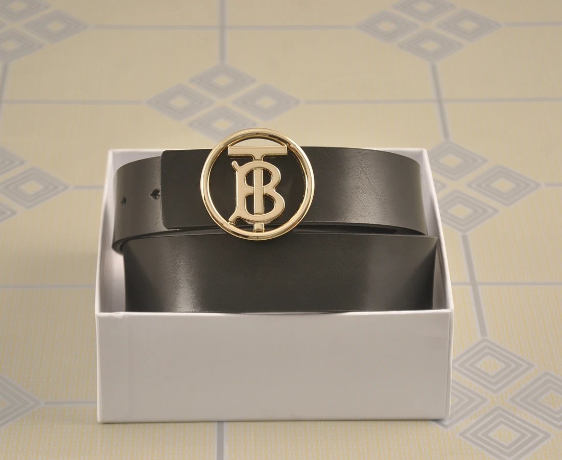 Burberry Belts Engraved monogram buckle — 20