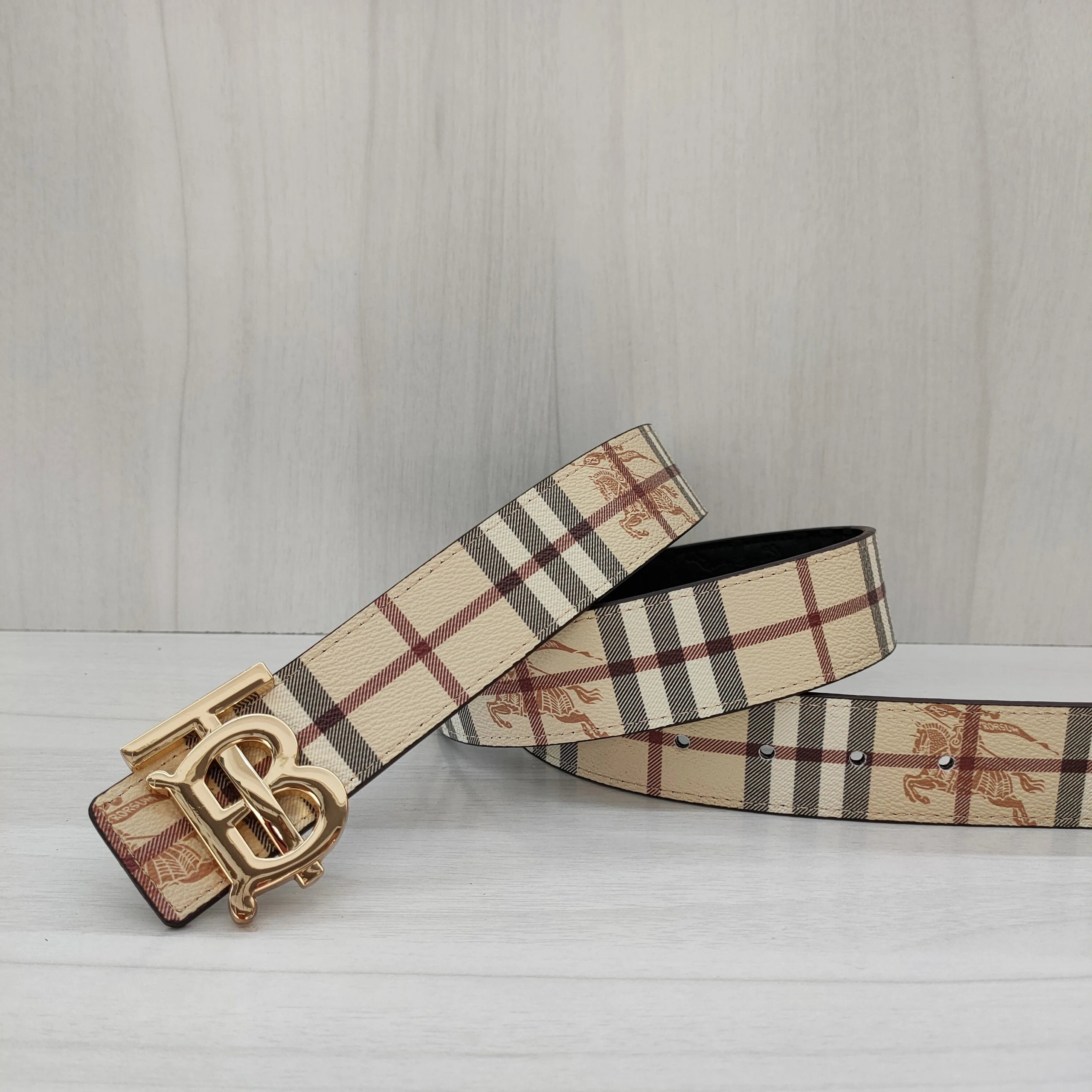 Burberry Belts Engraved monogram buckle image 7