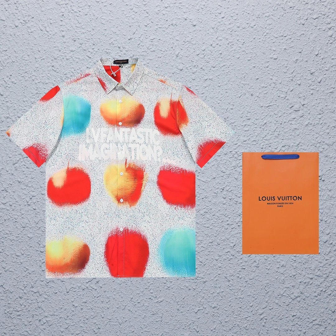 Louis Vuitton Shirts Short-sleeve printed button-up shirt image 7