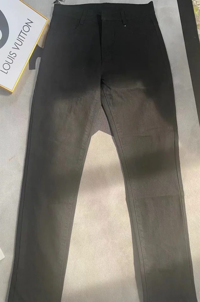 Louis Vuitton Jeans Straight-Leg Logo-Patch product detail image 9