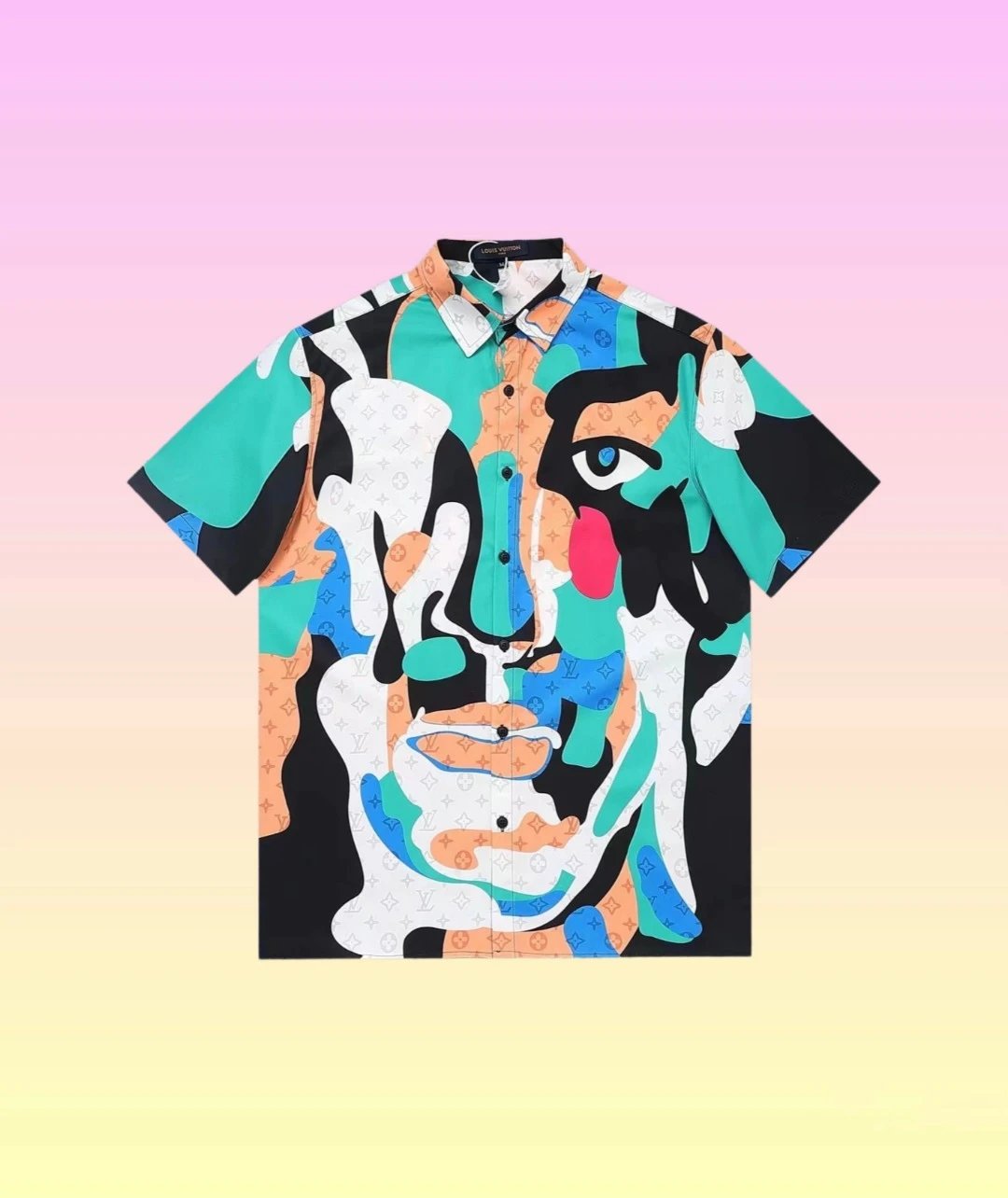 Louis Vuitton Shirts Short-sleeve printed button-up shirt — 15