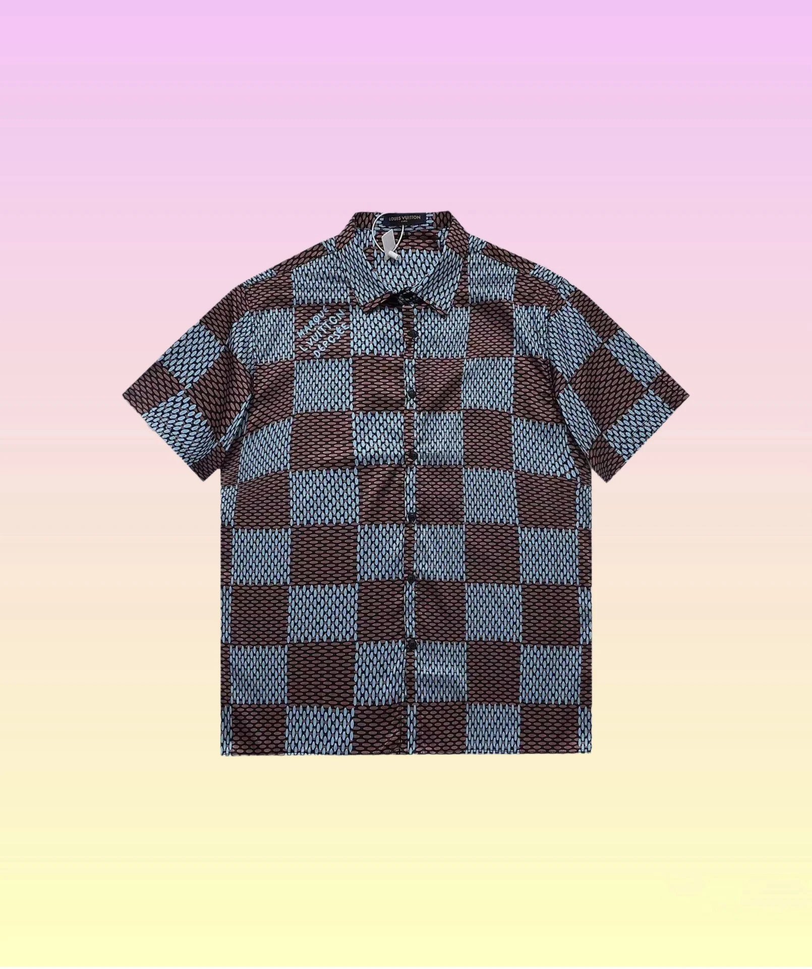 Louis Vuitton Shirts Short-sleeve printed button-up shirt — 16