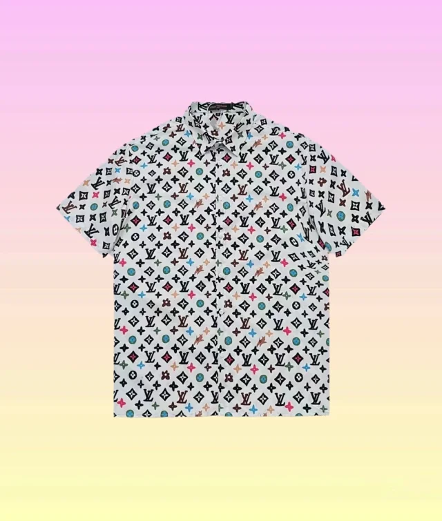 Louis Vuitton Shirts Short-sleeve printed button-up shirt product detail image 3