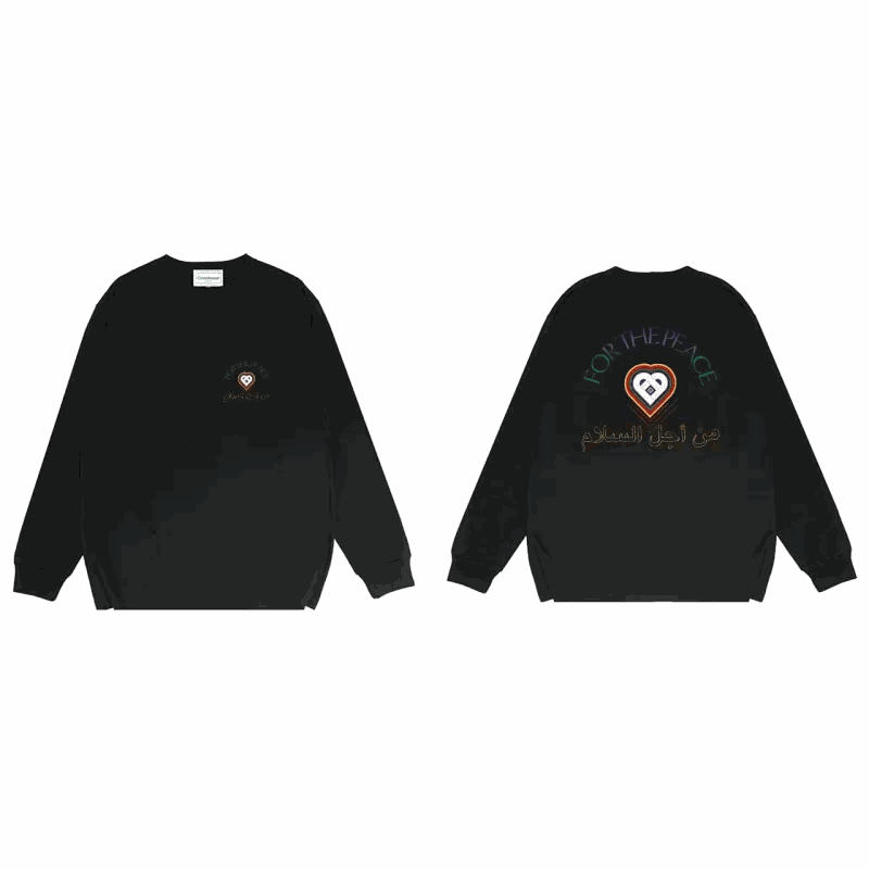 Unisex Black Long Sleeve T-Shirt