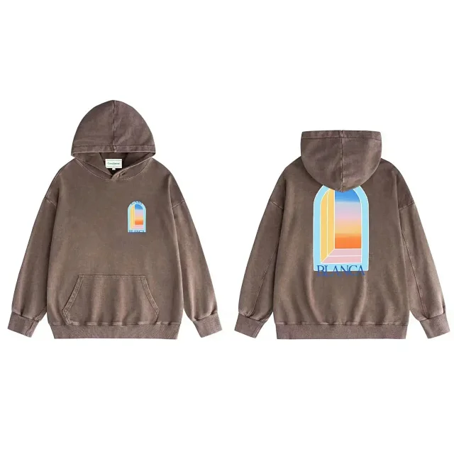 Casablanca Hoodies & Sweatshirts Graphic Print Pullover Hoodie product detail image 10