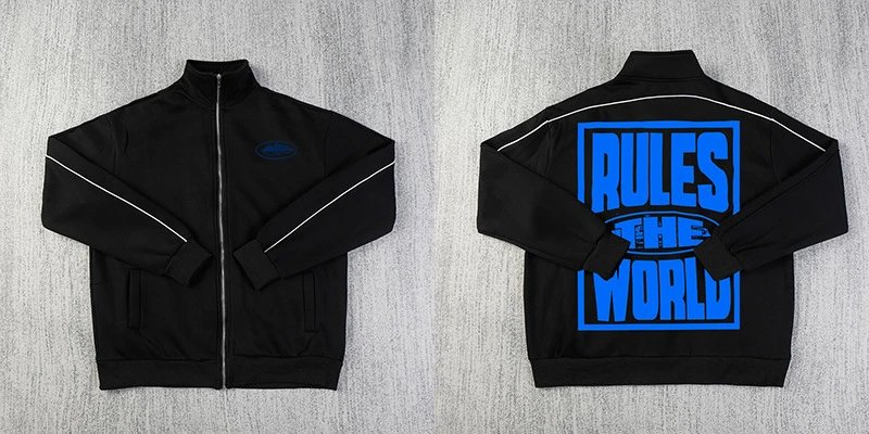 Corteiz Track Jacket Black - 18