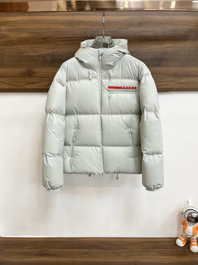 Prada Down Jackets Hooded Puffer product detail image 8