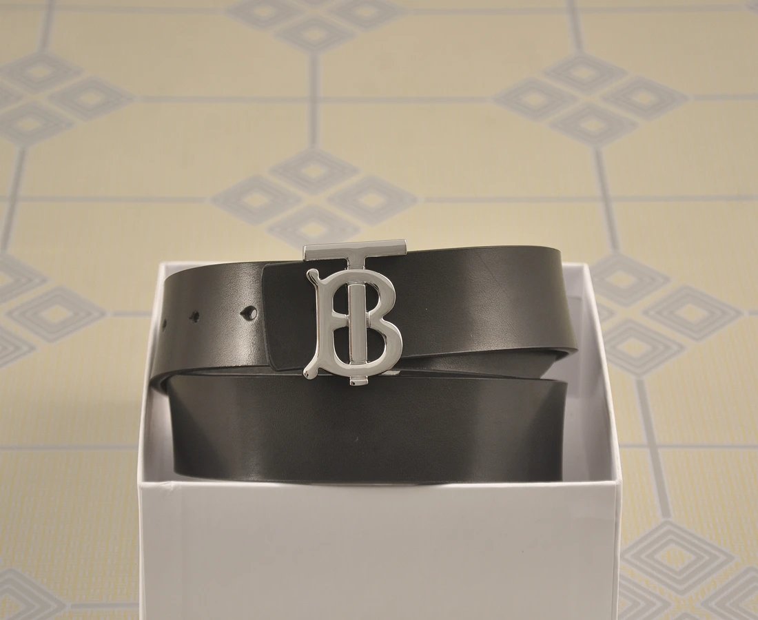 Burberry Belts TB monogram buckle belt image 3