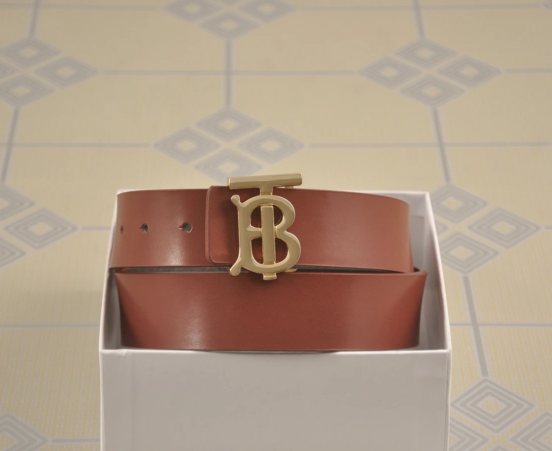 Burberry Belts TB monogram buckle belt image 9