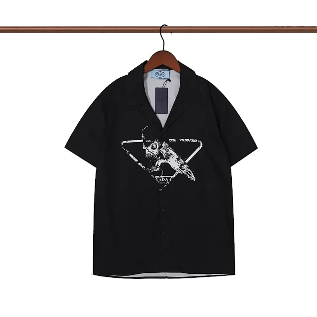 Prada Shirts Short-Sleeve Printed Button-Up Shirt product detail image 4