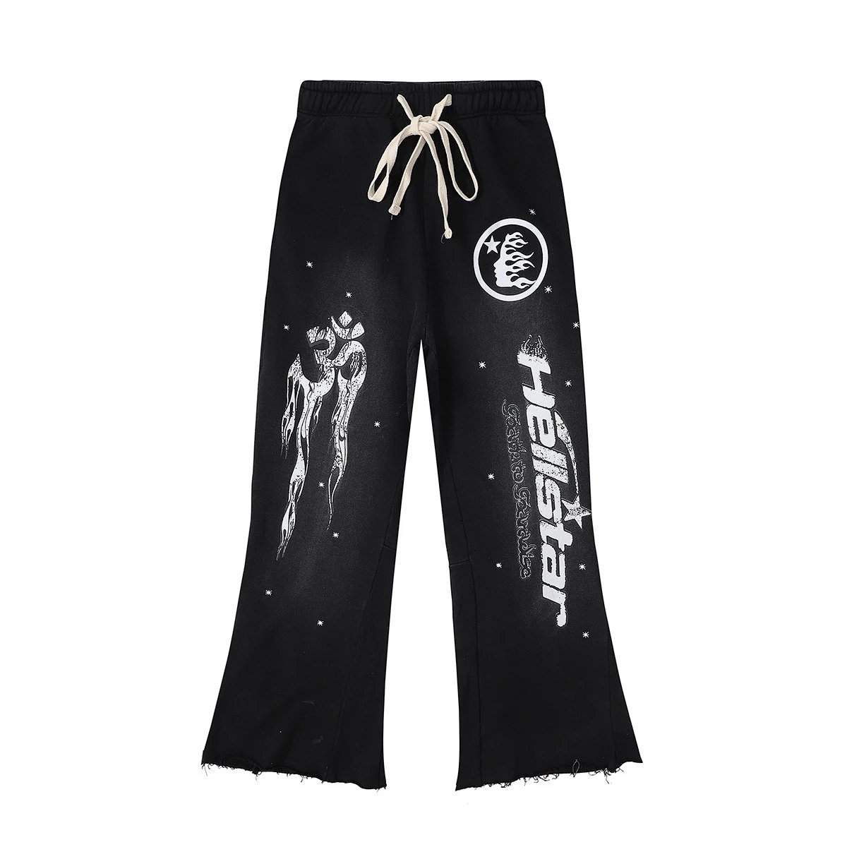Hellstar Skull Graphic Sweatpants Black product detail 14 in Litbuy spreadsheet finds