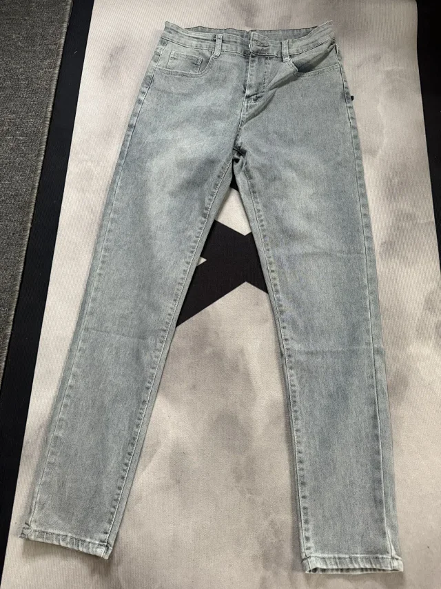 Louis Vuitton Jeans Straight-Leg Logo-Patch product detail image 7