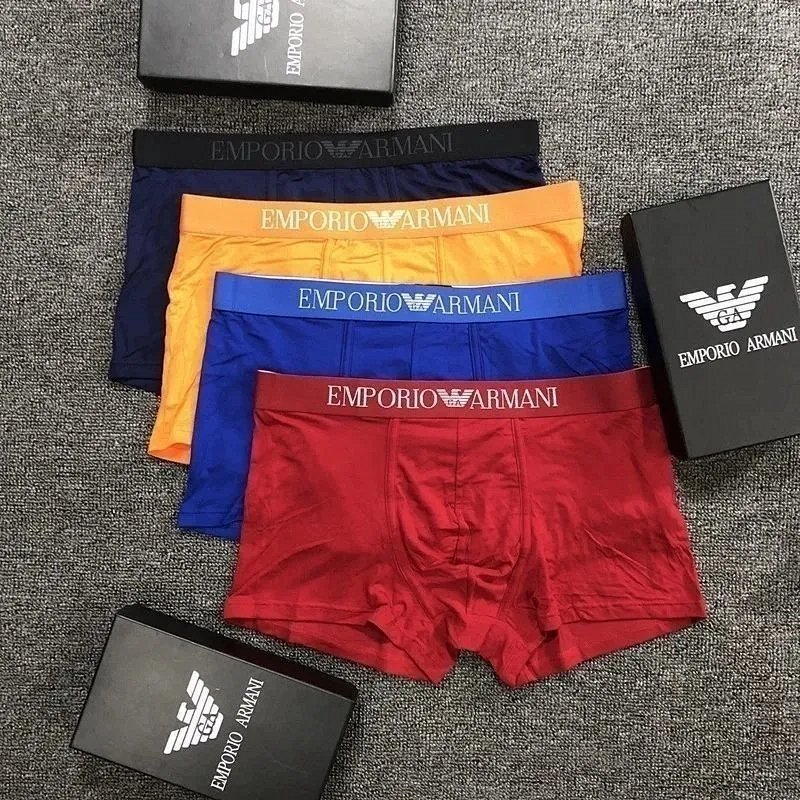 Emporio Armani Classic Boxer Briefs in White, Black, Gray, and Navy Underwear product detail 12 in Litbuy spreadsheet finds