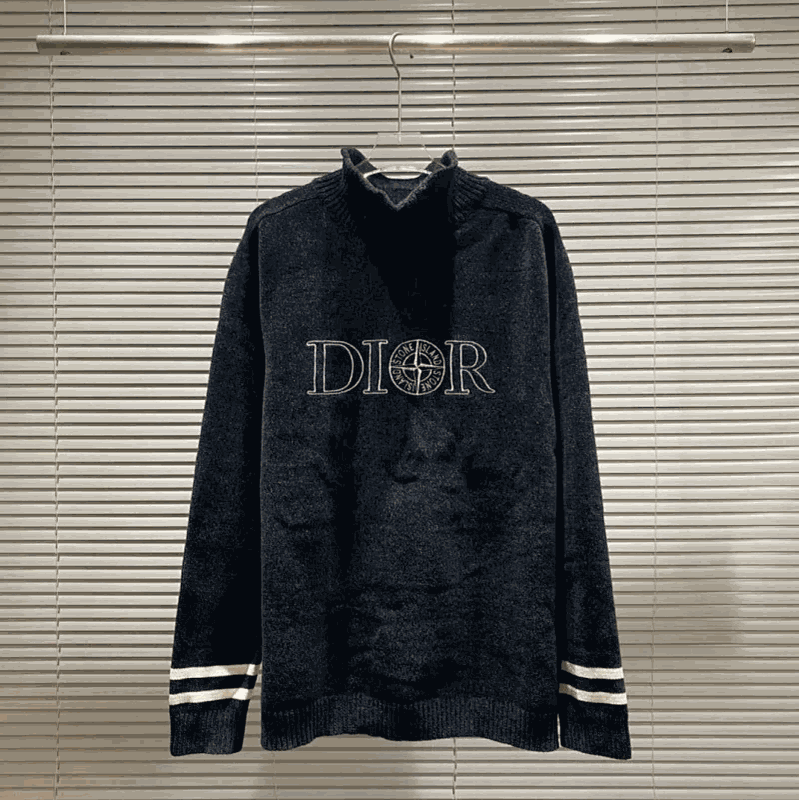 Dior Black High Neck