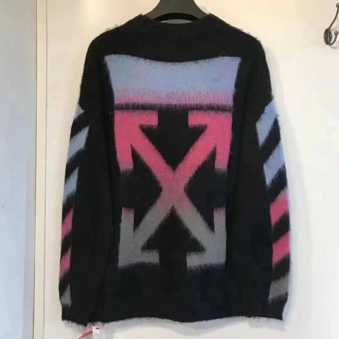 Off-White Arrow Gradient Knit Sweater - 11