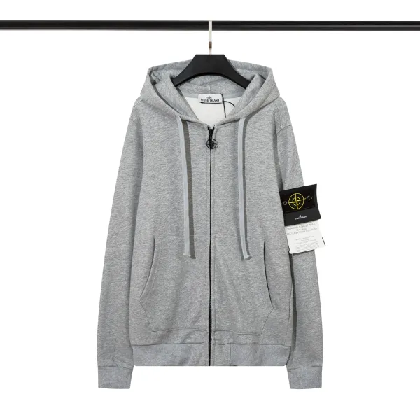Stone Island Tank Shield Ghost Piece Gray Cargo Pants - 13