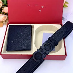 thumbnail for High quality belt wallet set