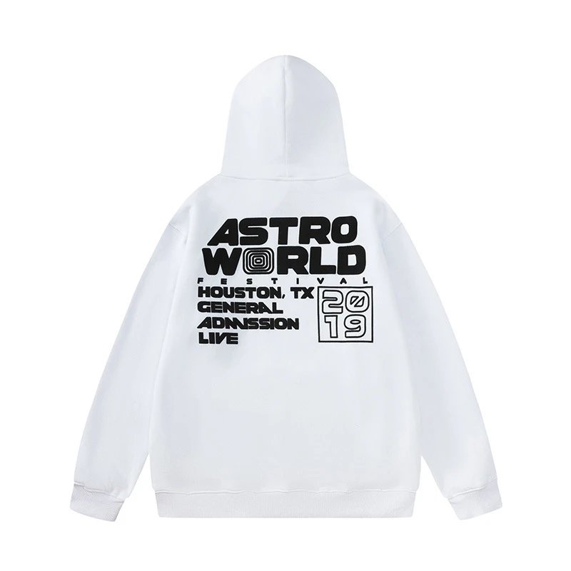 TS25 white hoodie