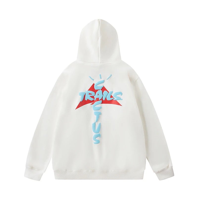 TS35 milk white hoodie